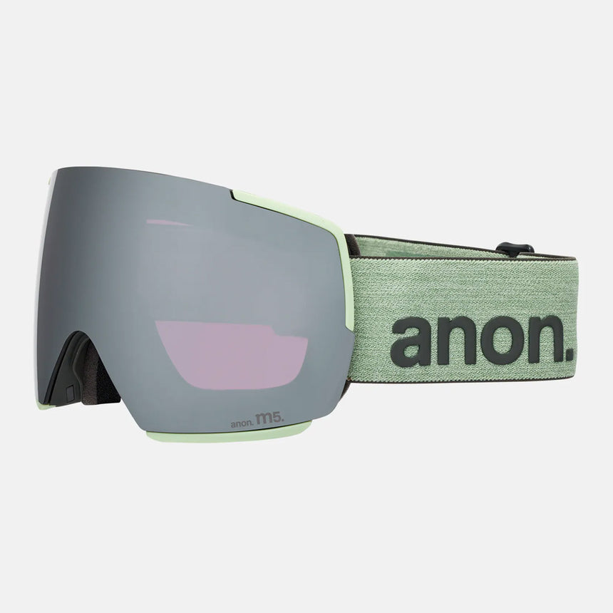 ANON M5 Goggle + MFI Facemask 2026 - Soft Sage/Perceive Sunny Onyx