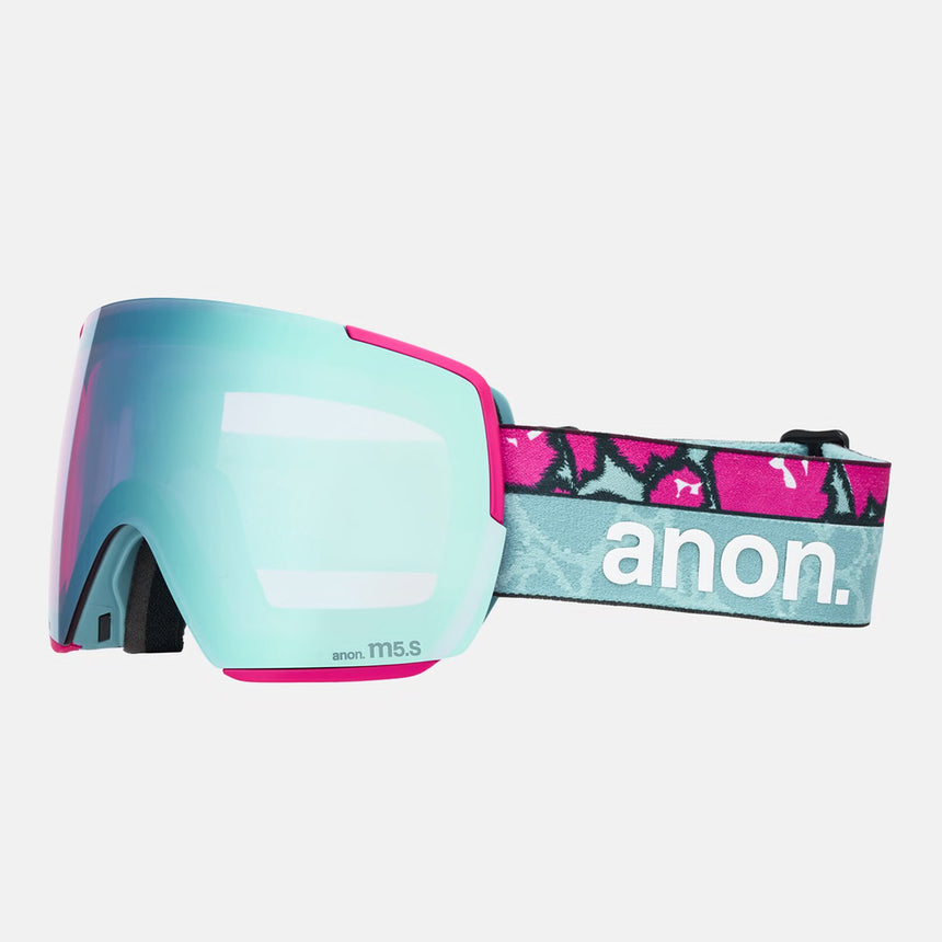 ANON M5S Goggle + MFI Facemask 2026 - Pink Tides/Perceive Variable Blue