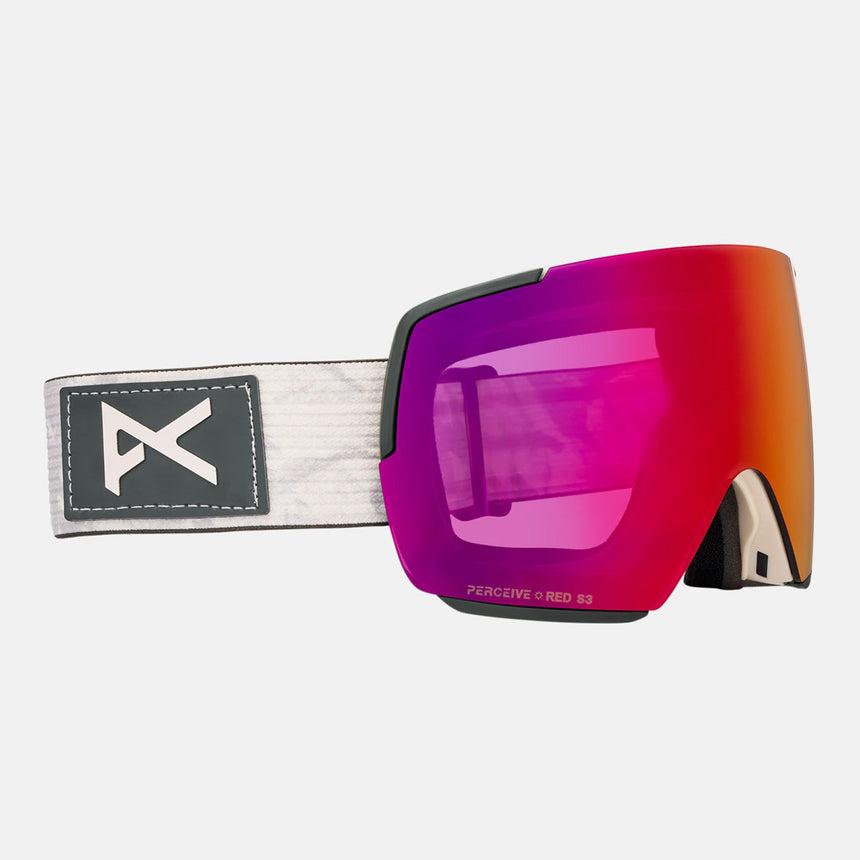 ANON M5S Goggle + MFI Facemask 2026 - Sediment/Perceive Sunny Red