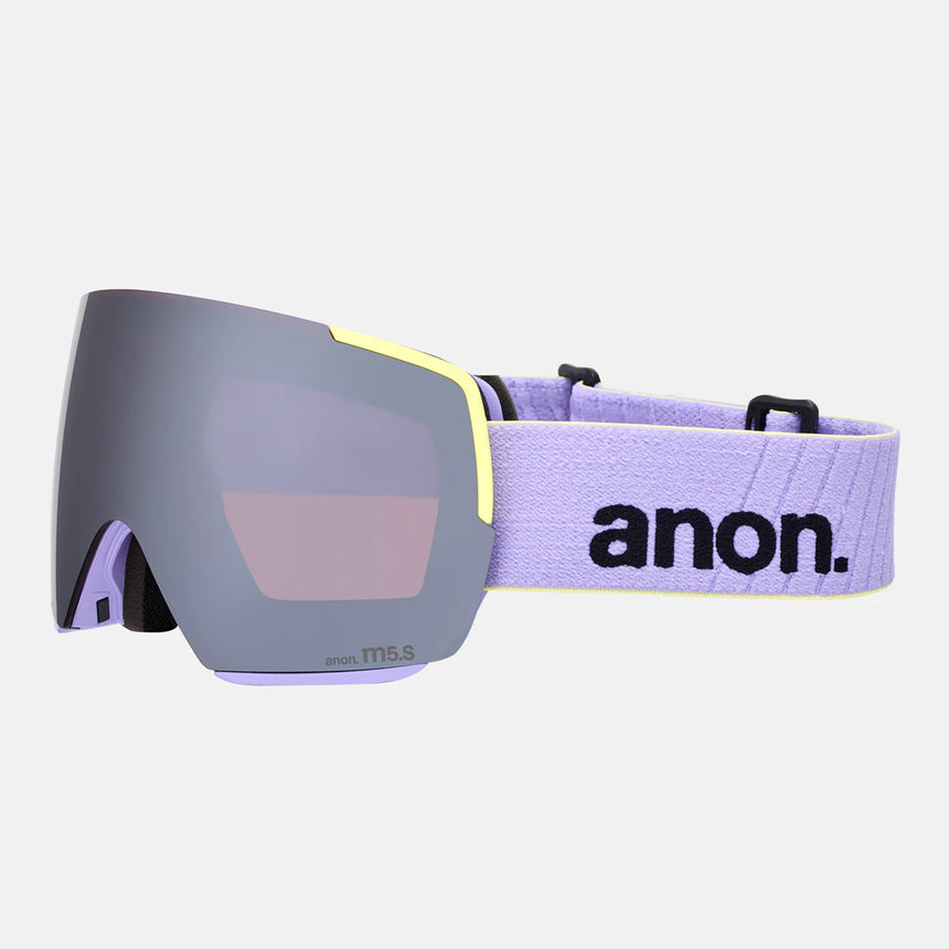 ANON M5S Low Bridge Fit Goggle + MFI Facemask 2026 - Hyper Lilac/Perceive Sunny Onyx
