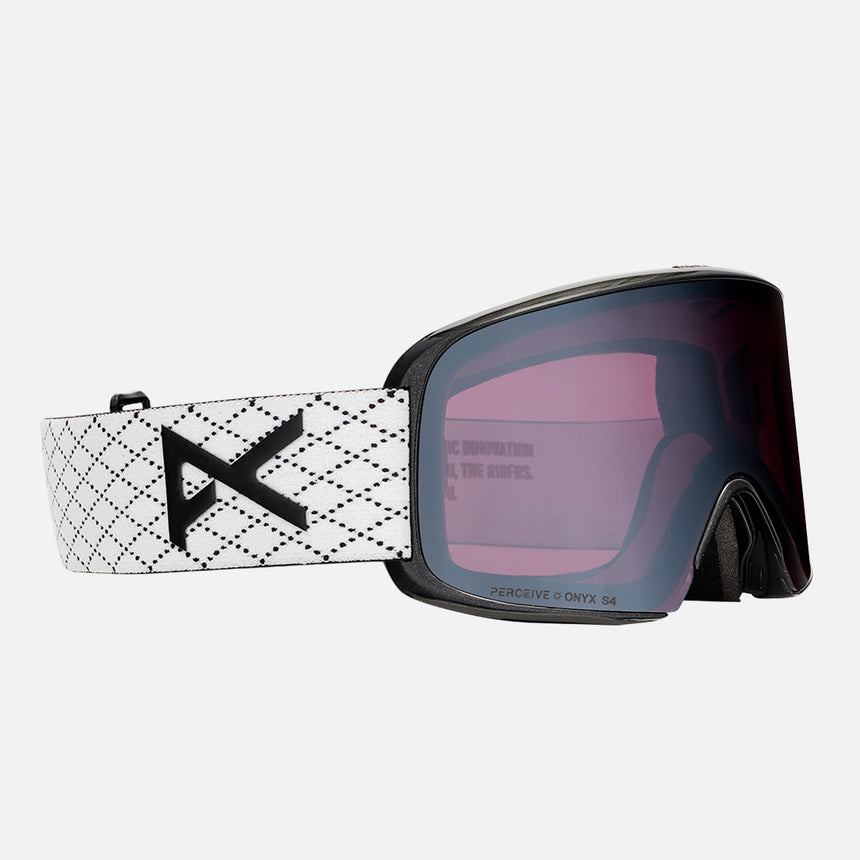 ANON M6 Cylindrical Goggle + MFI Facemask - Mile 25/Perceive Sunny Onyx