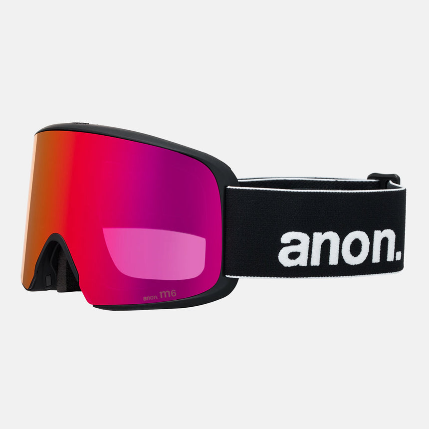 ANON M6 Goggle + MFI Facemask 2026 - Black/Perceive Sunny Red