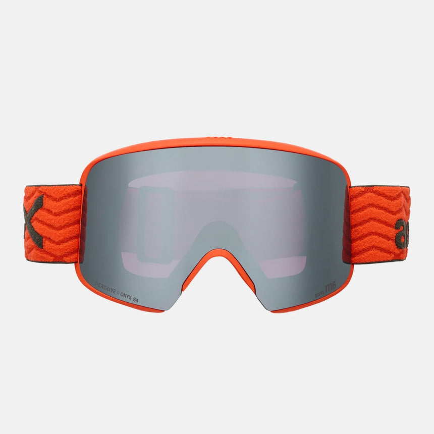 ANON M6 Goggle + MFI Facemask 2026 - Fiesta Red/Perceive Sunny Onyx