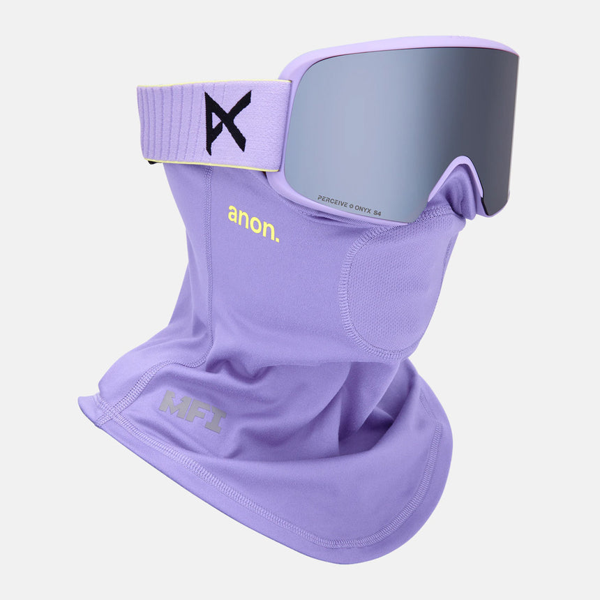 ANON M6 Low Bridge Fit Goggle + MFI Facemask 2026 - Hyper Lilac/Perceive Sunny Onyx