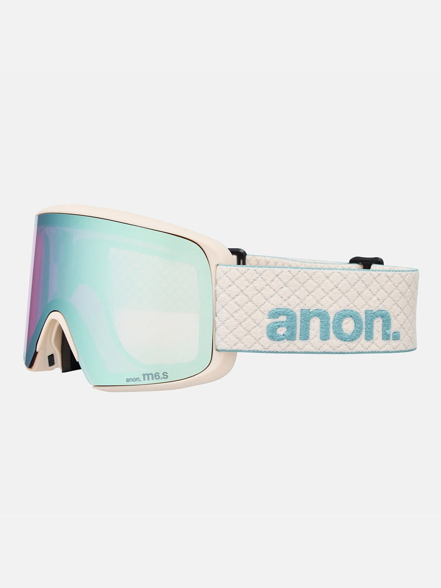 ANON M6S Goggle + MFI Facemask 2026 - Oat/Perceive Variable Blue