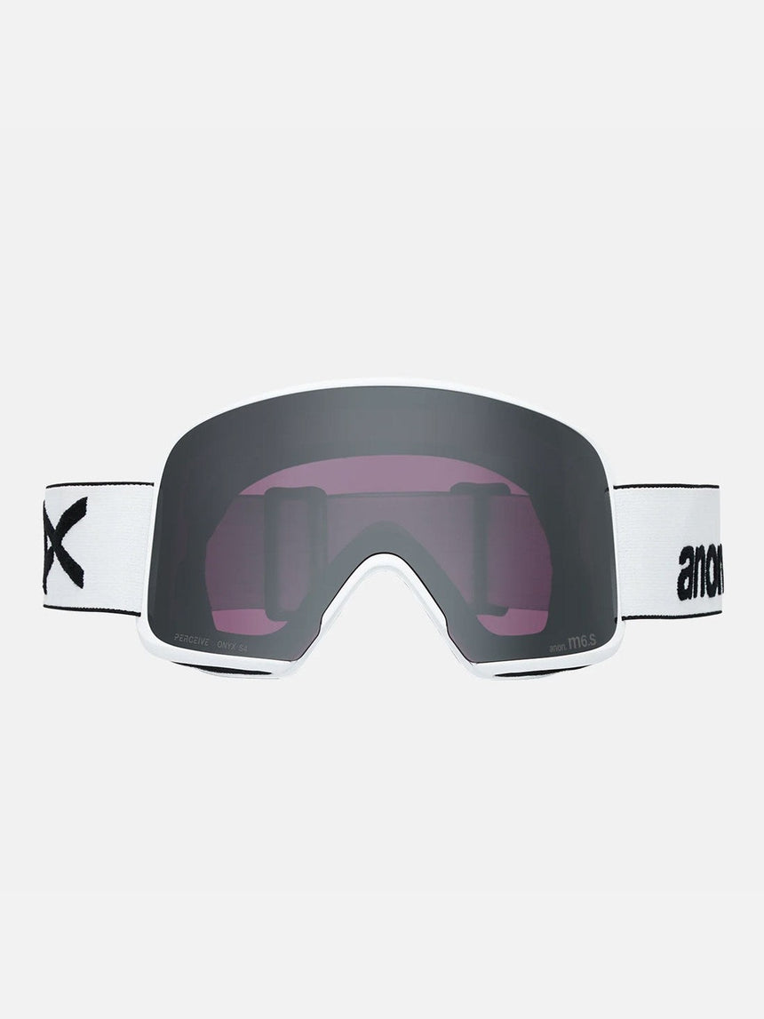 ANON M6S Goggle + MFI Facemask 2026 - White/Perceive Sunny Onyx