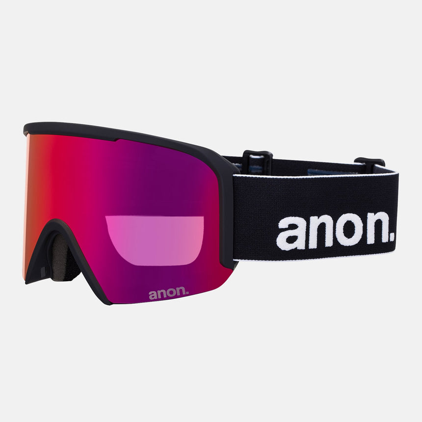ANON Nesa Goggle + MFI Facemask 2026 - Black/Perceive Sunny Red