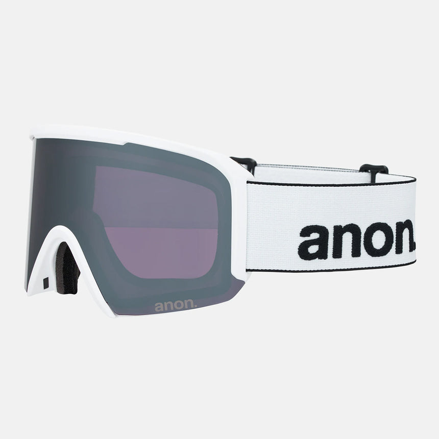 ANON Nesa Low Bridge Fit Goggle + MFI Facemask 2026 - White/Perceive Sunny Onyx