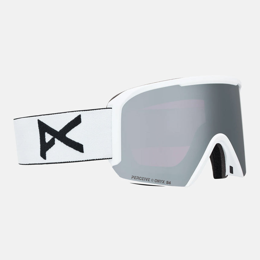ANON Nesa S Goggle + MFI Facemask 2026 - White/Perceive Sunny Onyx