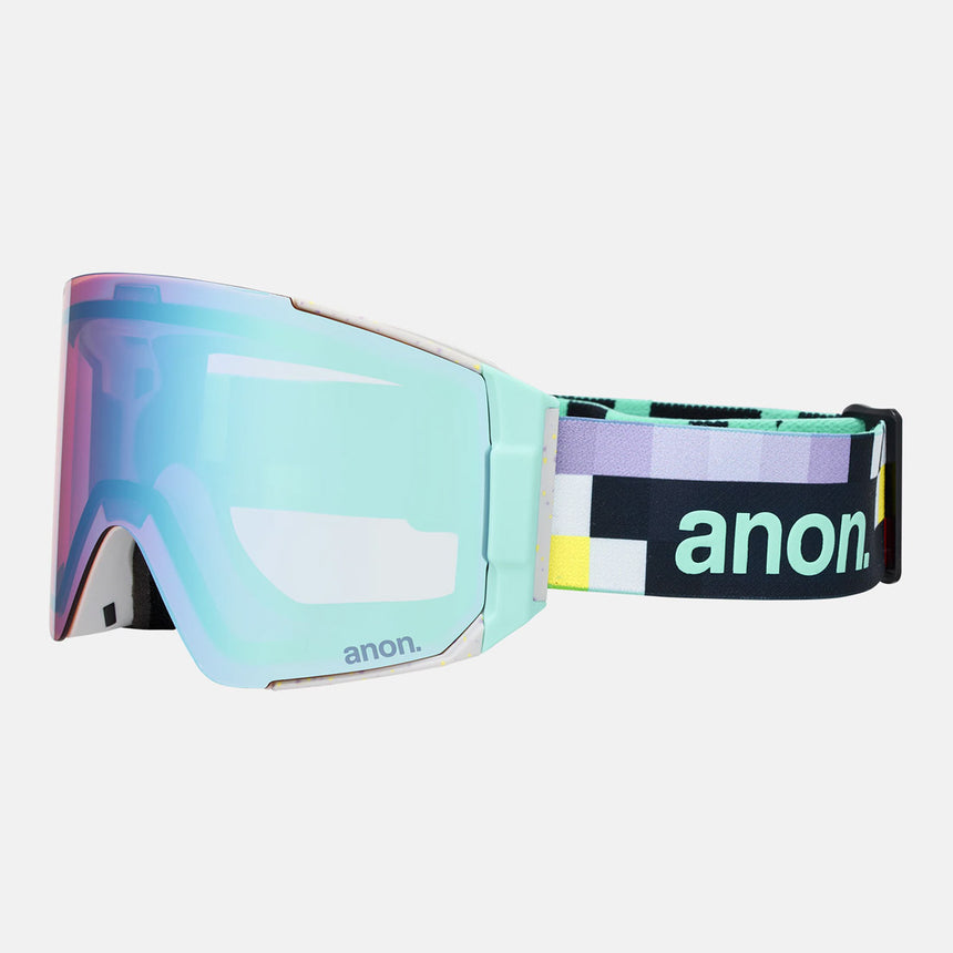 ANON Sync Goggle + MFI Facemask 2026 - Pixel/Perceive Variable Blue