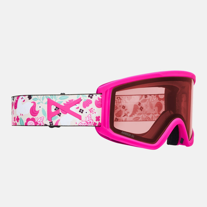 ANON Tracker 2.0 Low Bridge Fit Goggle 2026 - Unicorns/Pink Amber