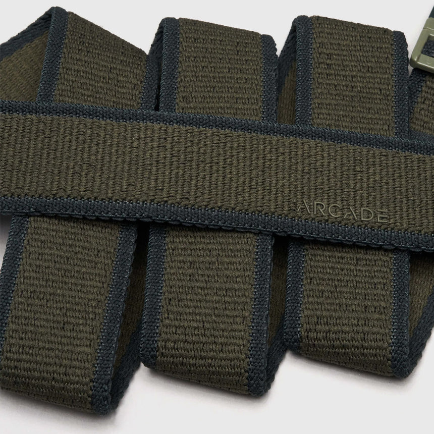 ARCADE Carto Slim Belt - Ivy Green/Jalapeno