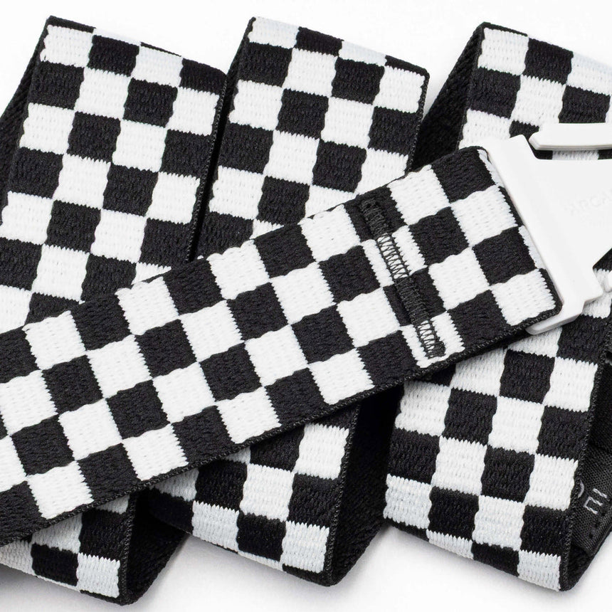 ARCADE Check Belt - Black/Glacial