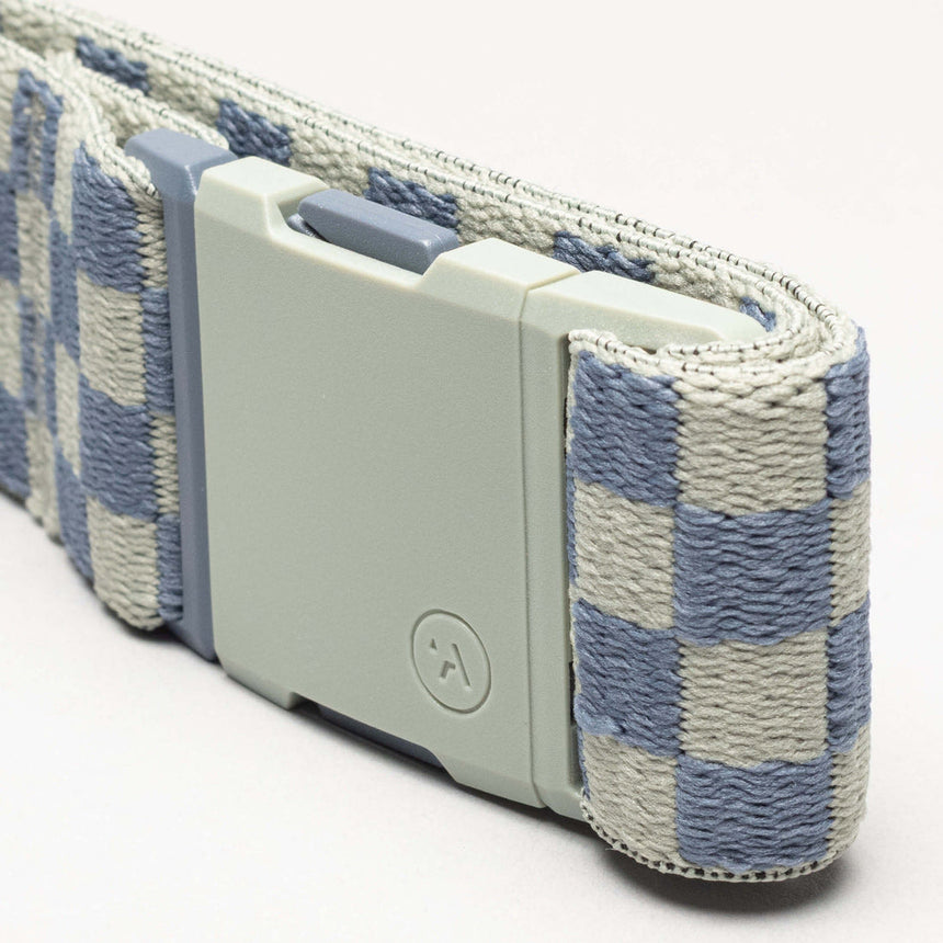 ARCADE Check Belt - Sky/Sage
