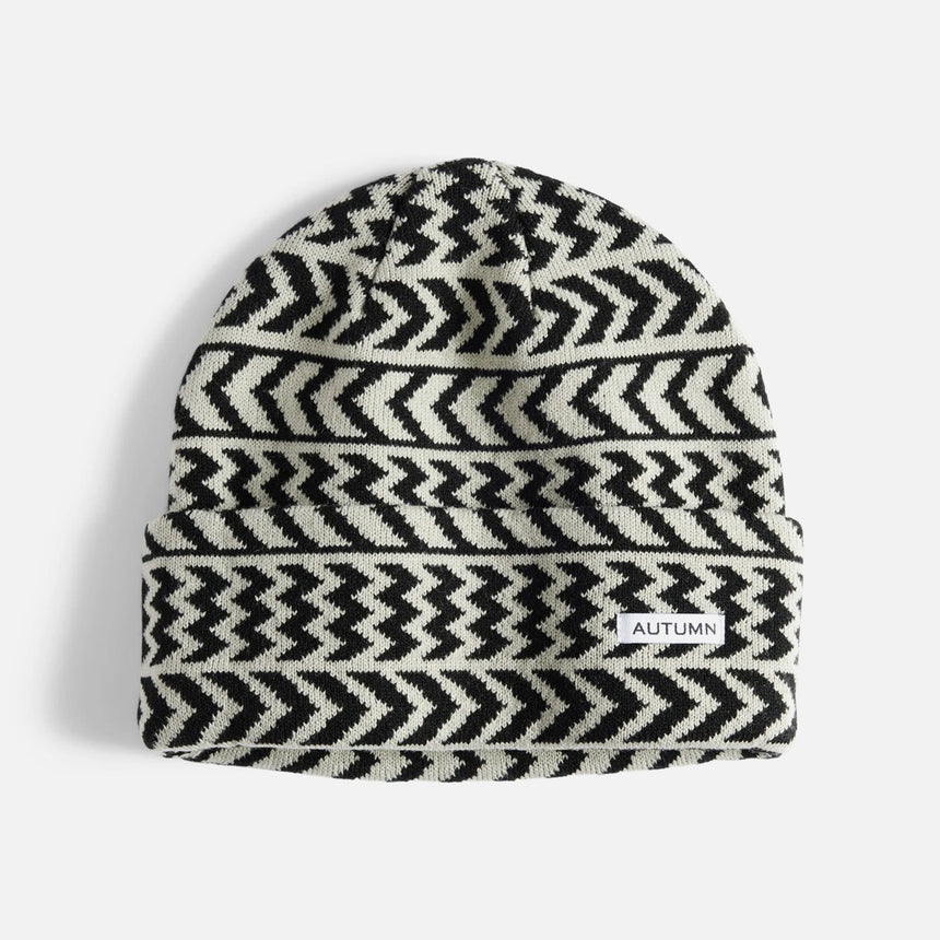AUTUMN Chevron Beanie - Iceburg