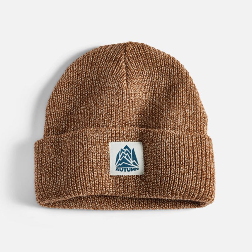 AUTUMN Marl Beanie - Brown