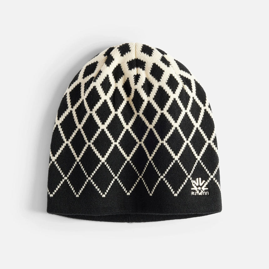 AUTUMN Warp Beanie - Black