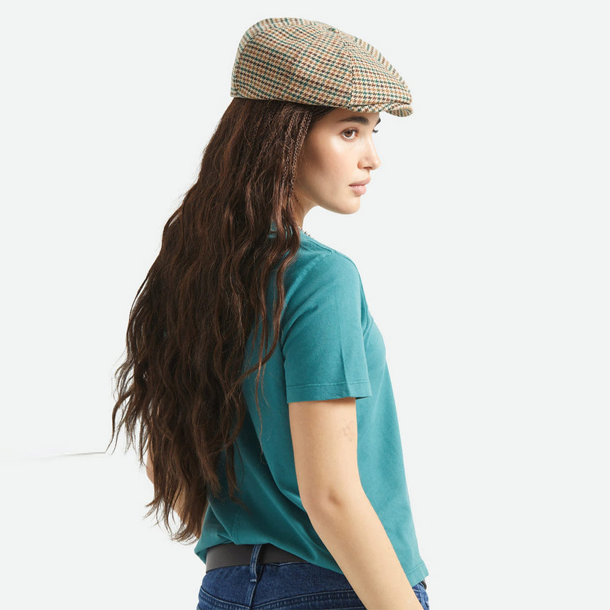 BRIXTON Brood Snap Cap - Dusted Ochre/Khaki/Verdant Green