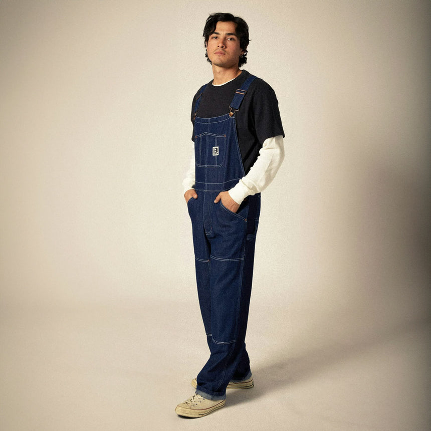 BRIXTON Builders Overall - Rinse Denim