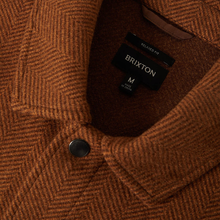 BRIXTON Durham Brushed Menswear Jacket - Brushed Pinecone