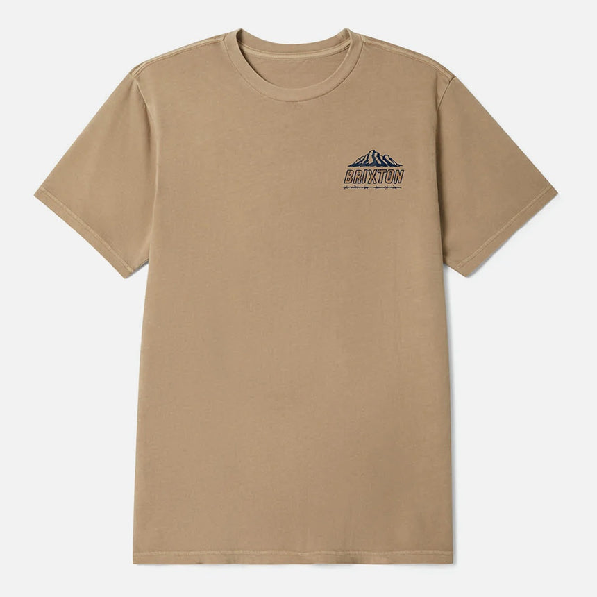 BRIXTON Madden Tee - Timeless Taupe Worn Wash