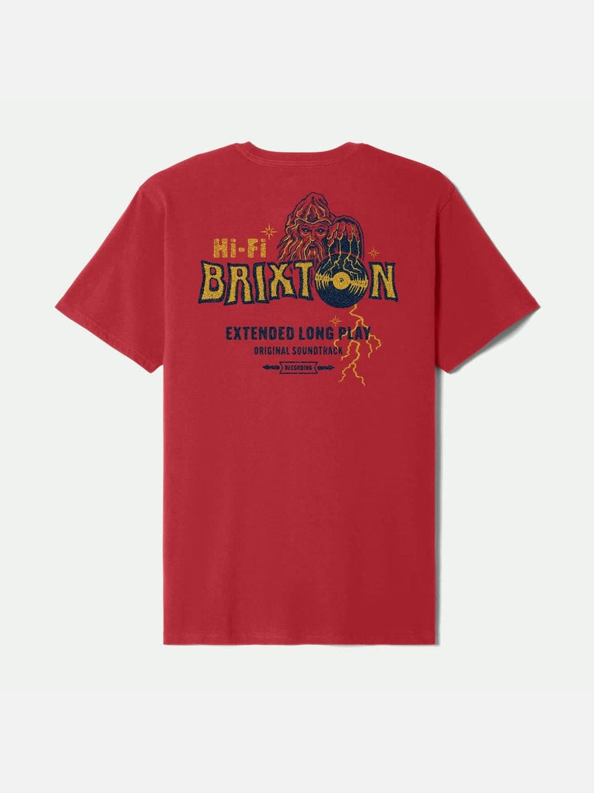 BRIXTON Maddox Tee - Fuji Red