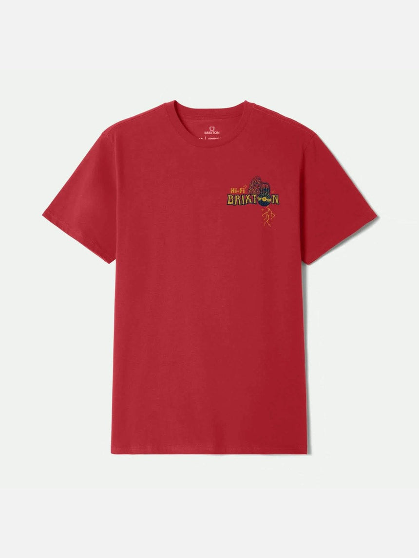 BRIXTON Maddox Tee - Fuji Red