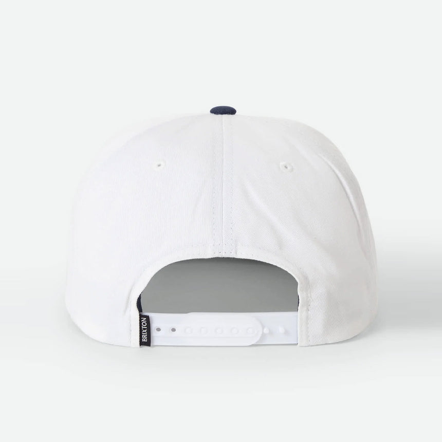BRIXTON Morado MP Snapback - Midnight Blue/White