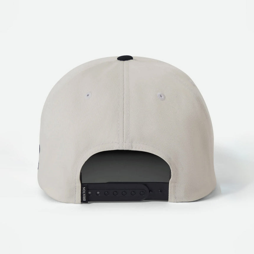 BRIXTON Predator MP Snapback - Off White/Black