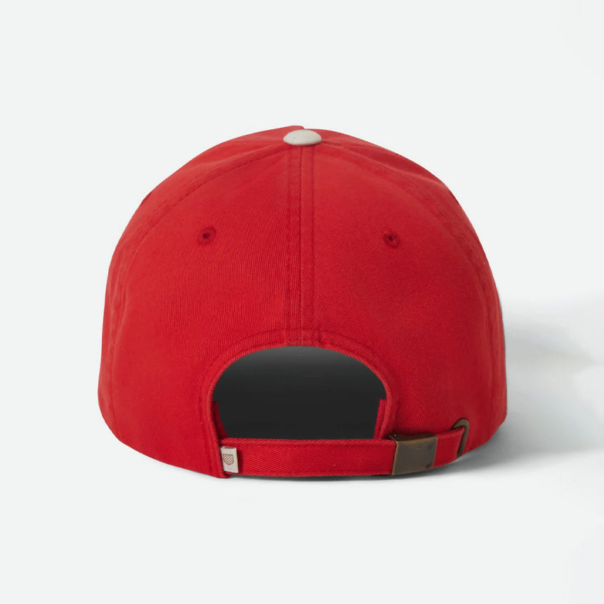 BRIXTON Round Up LP Adjustable Hat - Washed Adrenaline Rush/Whitecap