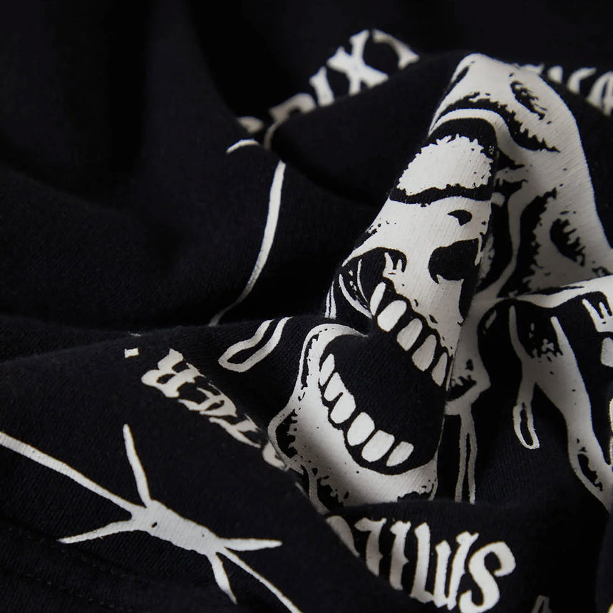 BRIXTON Smile Always Relaxed Hood - Black Worn Wash