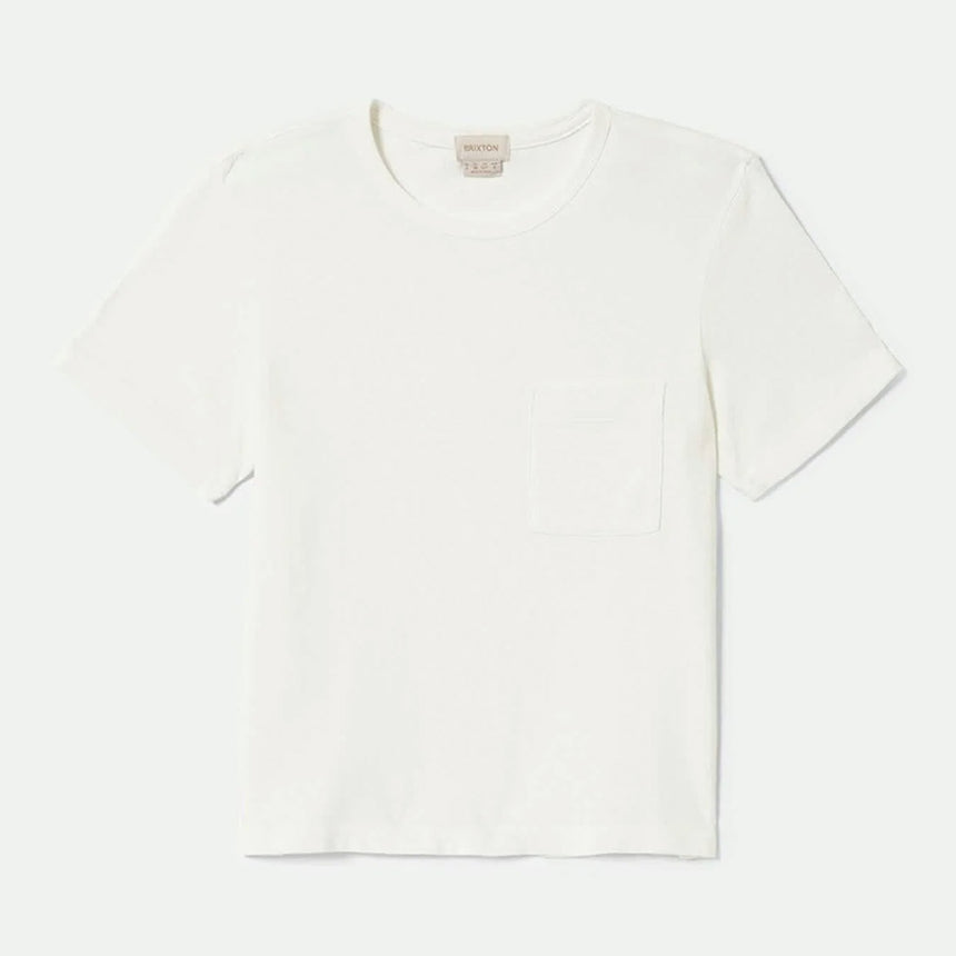 BRIXTON Women's Carefree Organic GD Perfect Tee - Off White