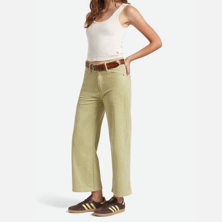 BRIXTON Women's Margo Cropped 5 Pocket Pant - Elm