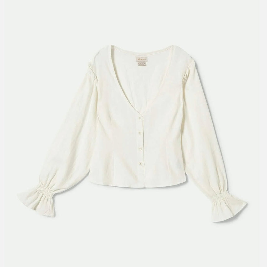 BRIXTON Women's The Meadow Blouse - Off White