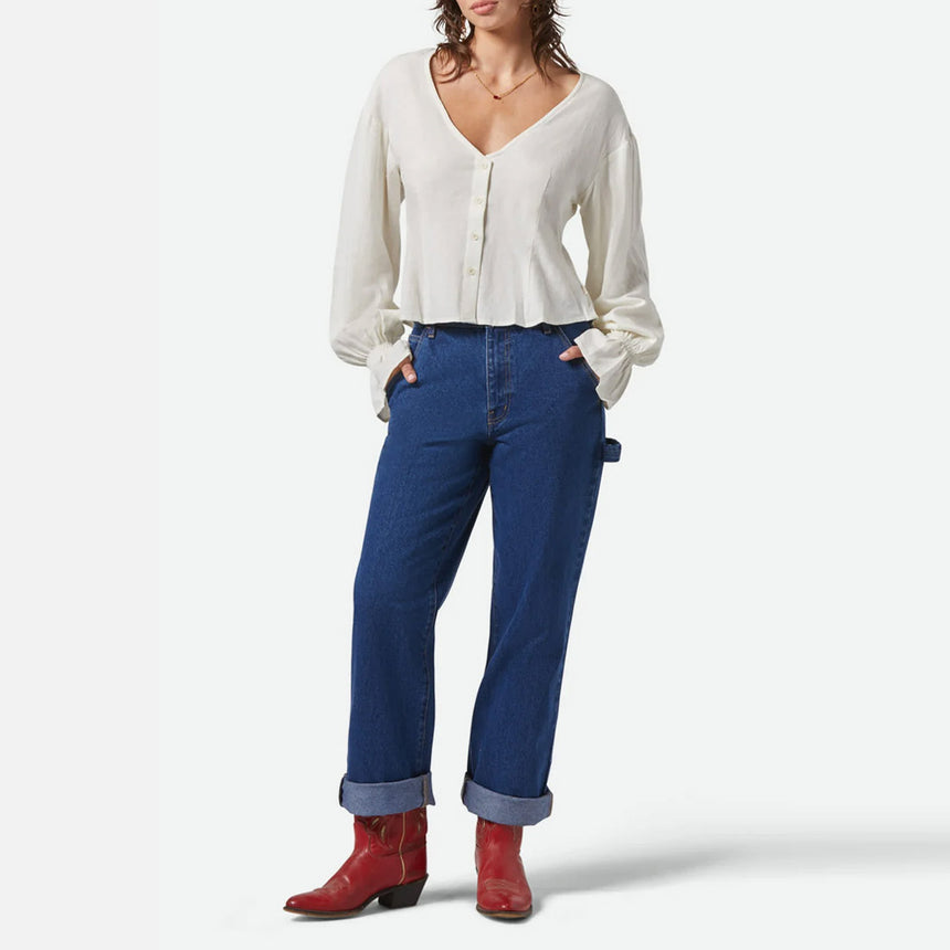 BRIXTON Women's The Meadow Blouse - Off White