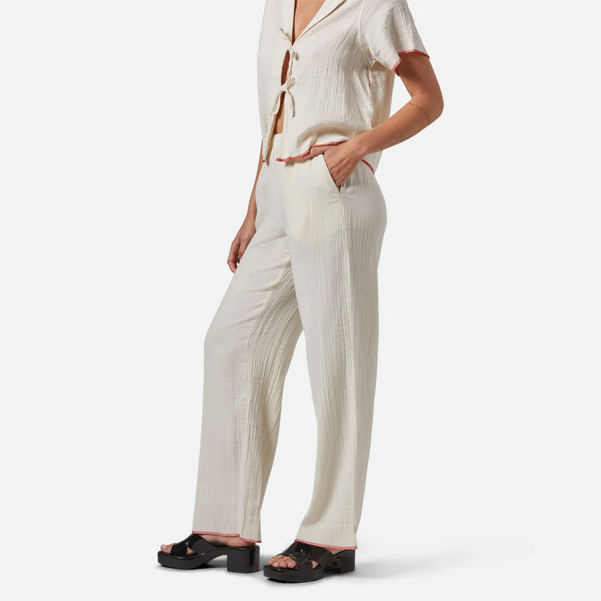 BRIXTON Women's Wandering Hudson Lounge Pant - Off White