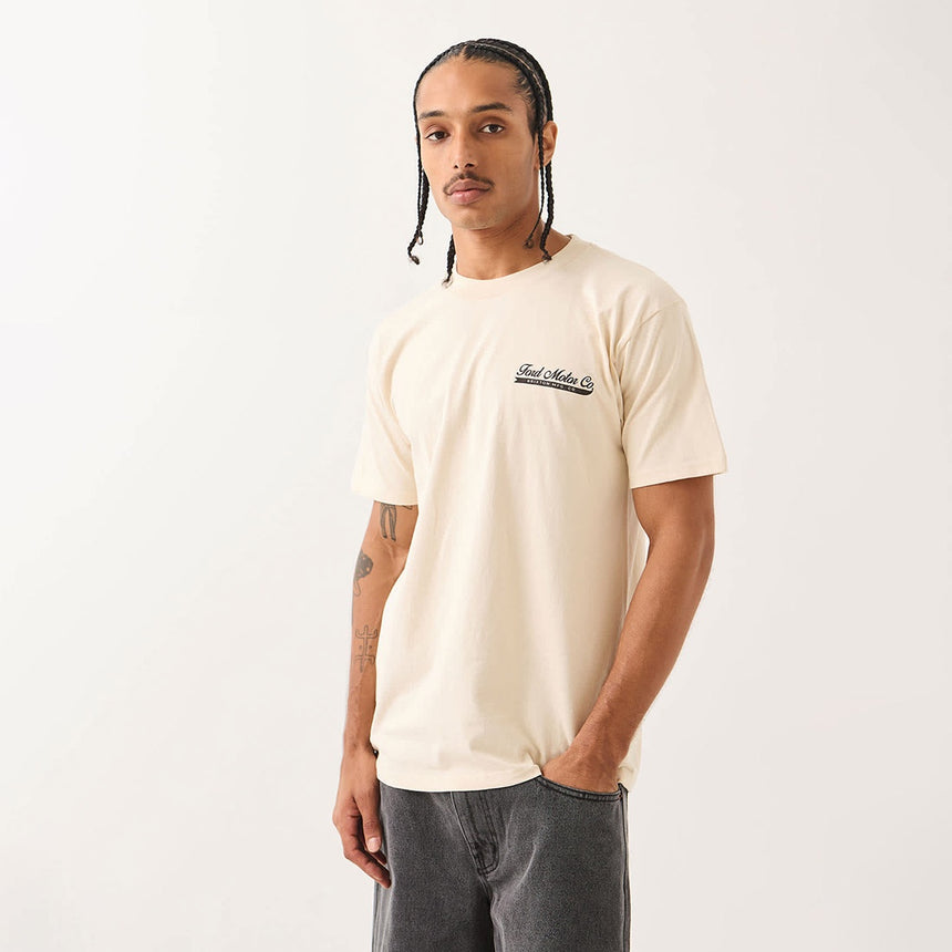 BRIXTON X Ford 71 Pickup Tee - Wimbledon White