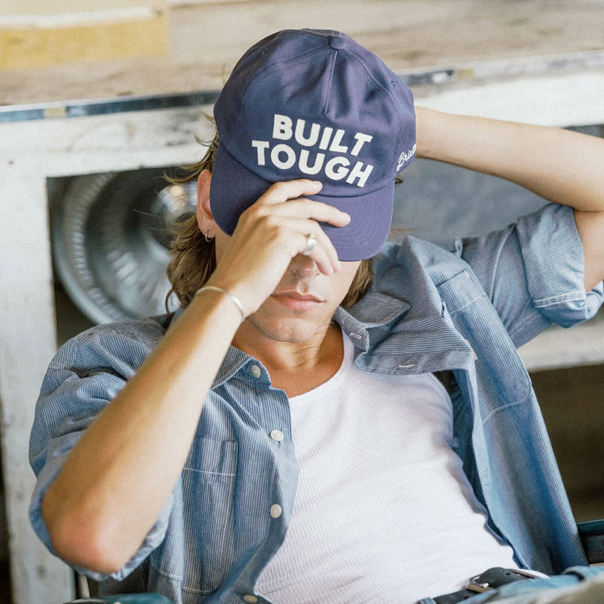 BRIXTON X Ford Built Tough Snapback - American Navy/Wimbledon White