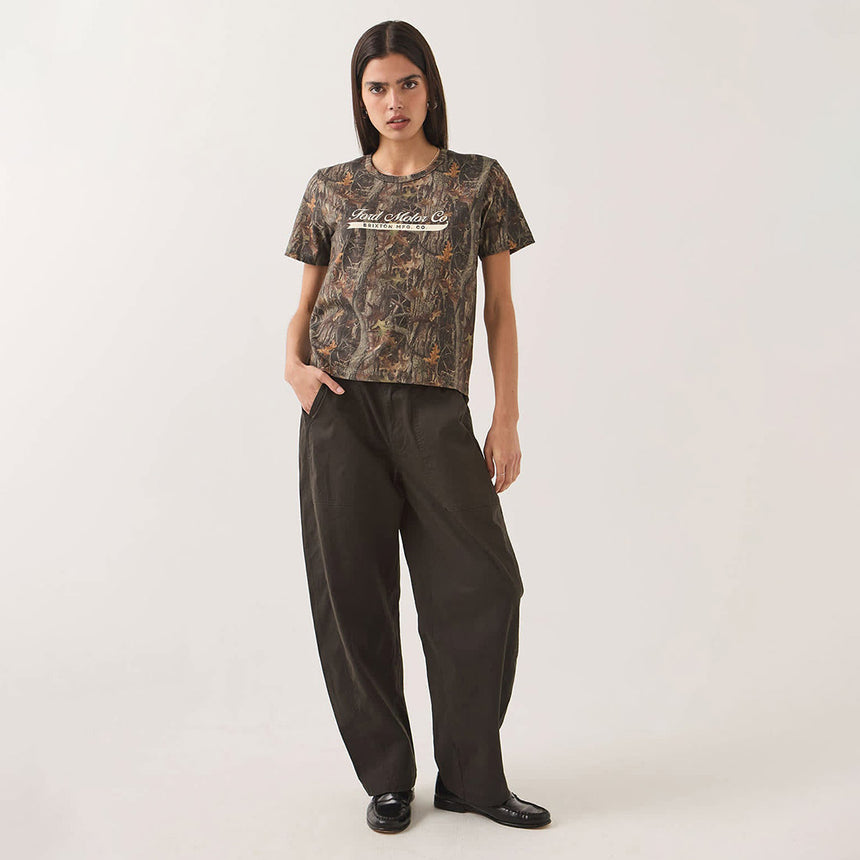 BRIXTON X Ford Women's Tee - Boxwood Green