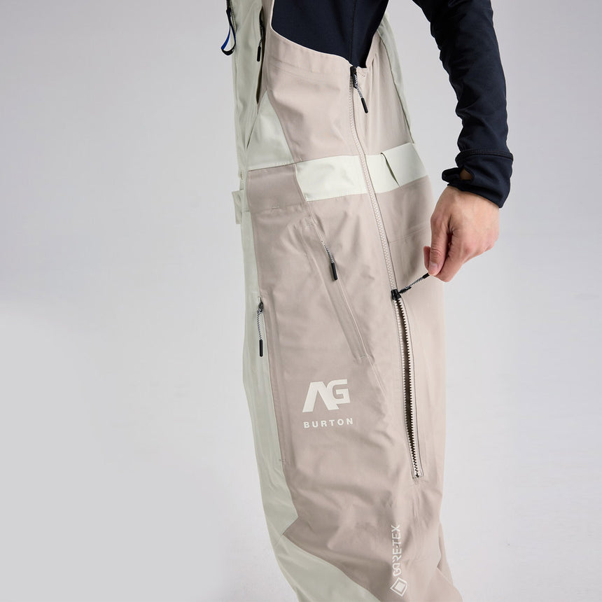 BURTON Analog AG Gore-Tex 3L Hardpack Bib Pant 2026 - Bone White/Stone Grey