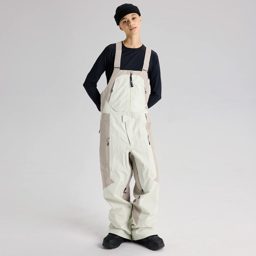 BURTON Analog AG Gore-Tex 3L Hardpack Bib Pant 2026 - Bone White/Stone Grey