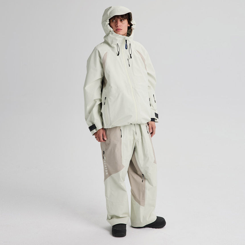 BURTON Analog AG Gore-Tex 3L Hardpack Jacket 2026 - Bone White/Stone Grey