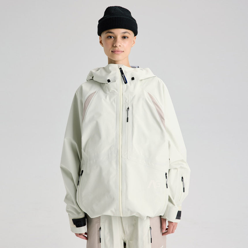 BURTON Analog AG Gore-Tex 3L Hardpack Jacket 2026 - Bone White/Stone Grey