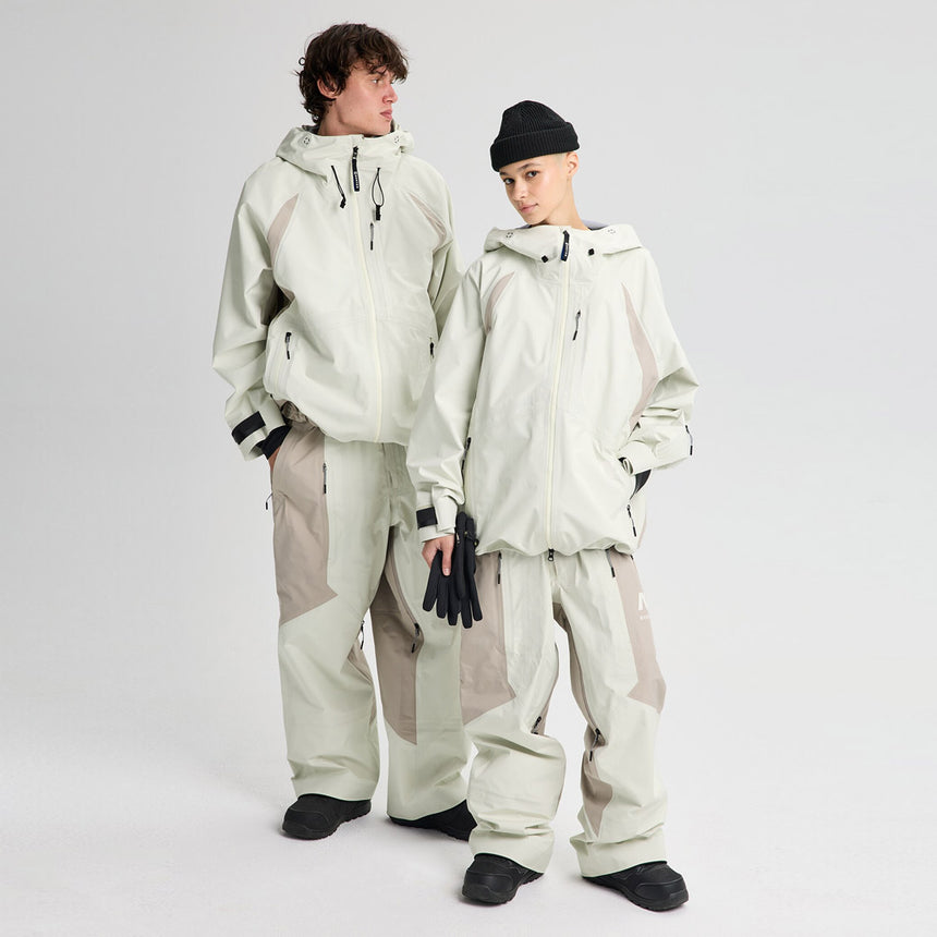 BURTON Analog AG Gore-Tex 3L Hardpack Jacket 2026 - Bone White/Stone Grey