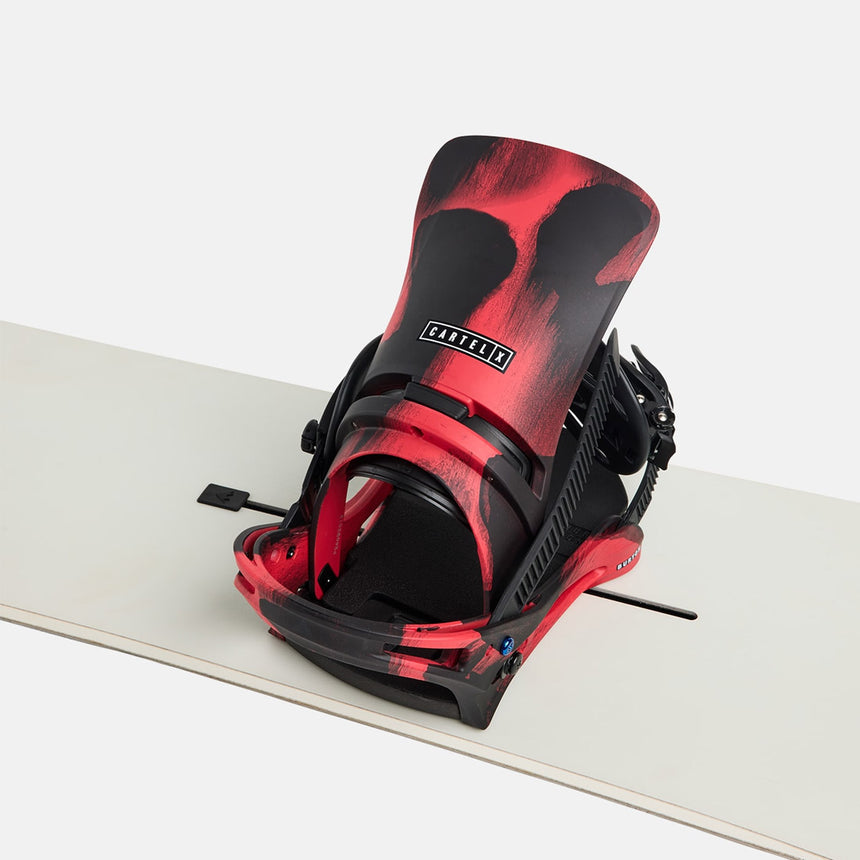BURTON Cartel X Bindings 2026 - Black/Red
