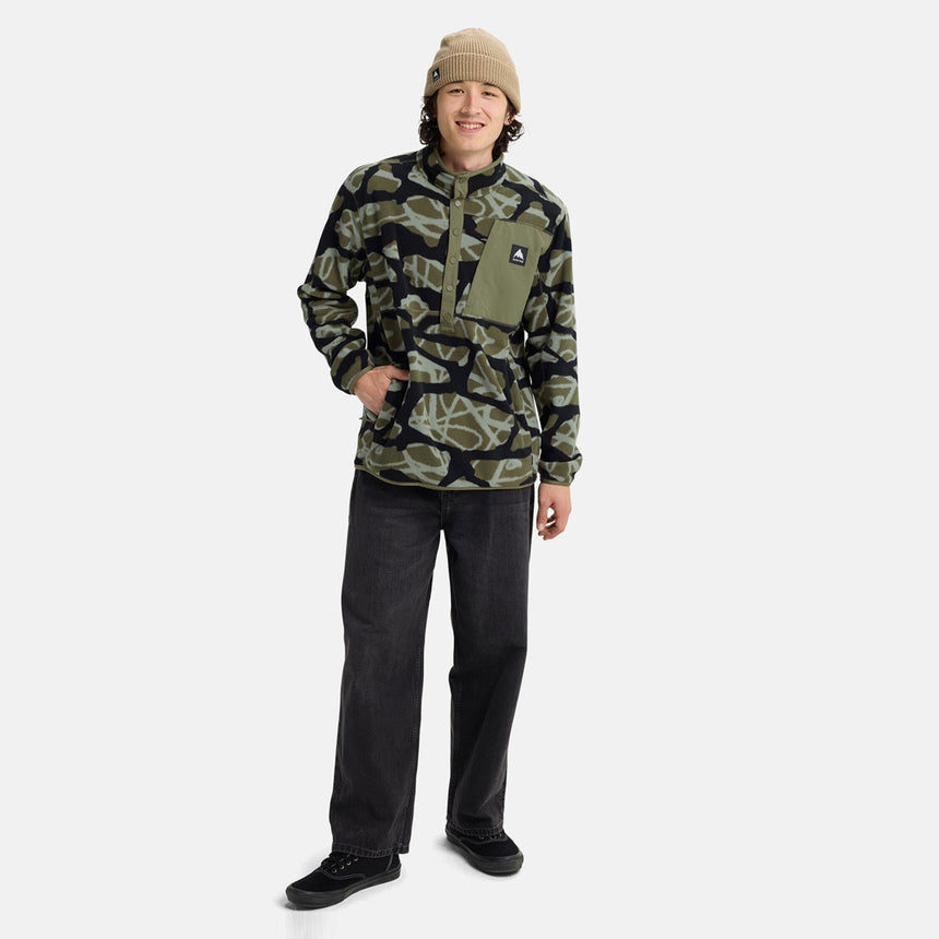 BURTON Cinder Fleece Pullover - Graffiti Camo