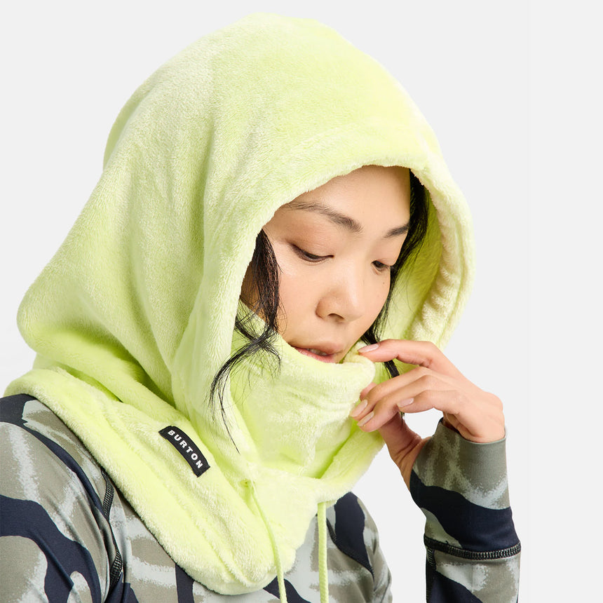 BURTON Cora Fleece Hood - Glow Yellow Green
