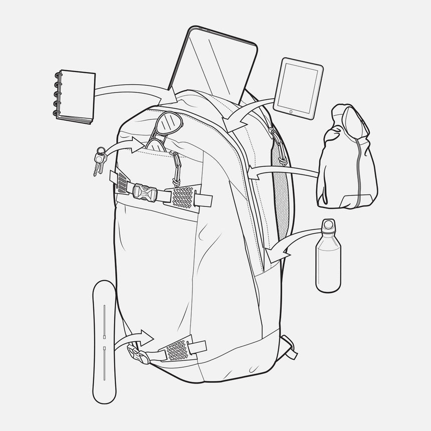 BURTON Day Hiker 2.0 30L Backpack - Jake Blue