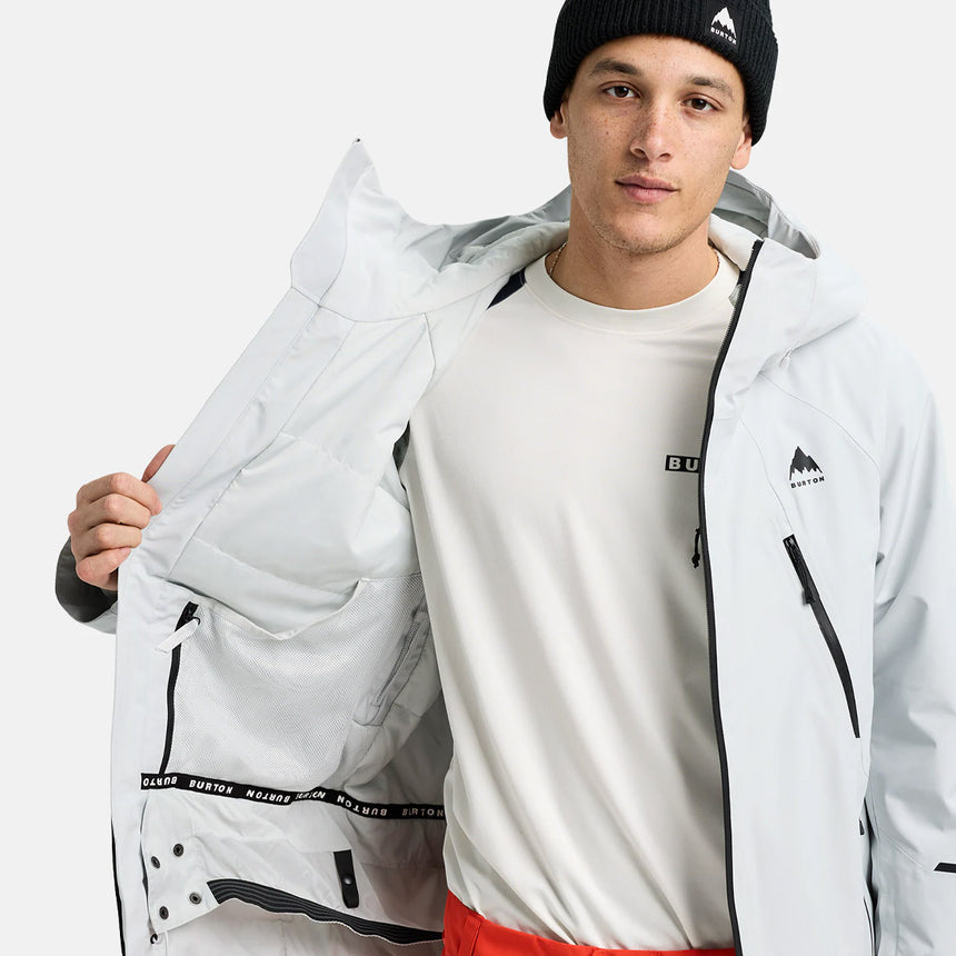 BURTON Gore-Tex 2L Reserve Insulated Jacket 2026 - Gray Cloud