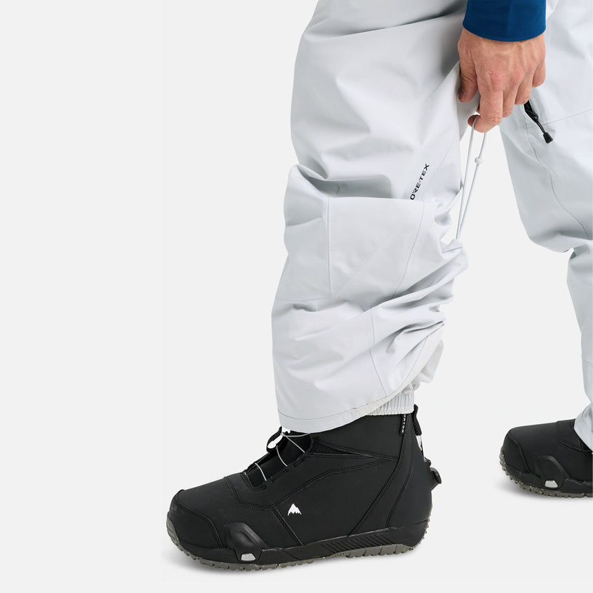 BURTON Gore-Tex 2L Reserve Tall Bib Pant 2026 - Gray Cloud